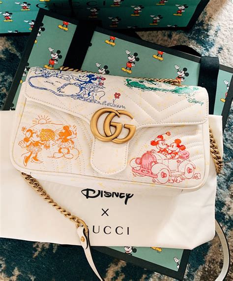 disney x gucci gg marmont small shoulder bag|authentic gucci marmont small bag.